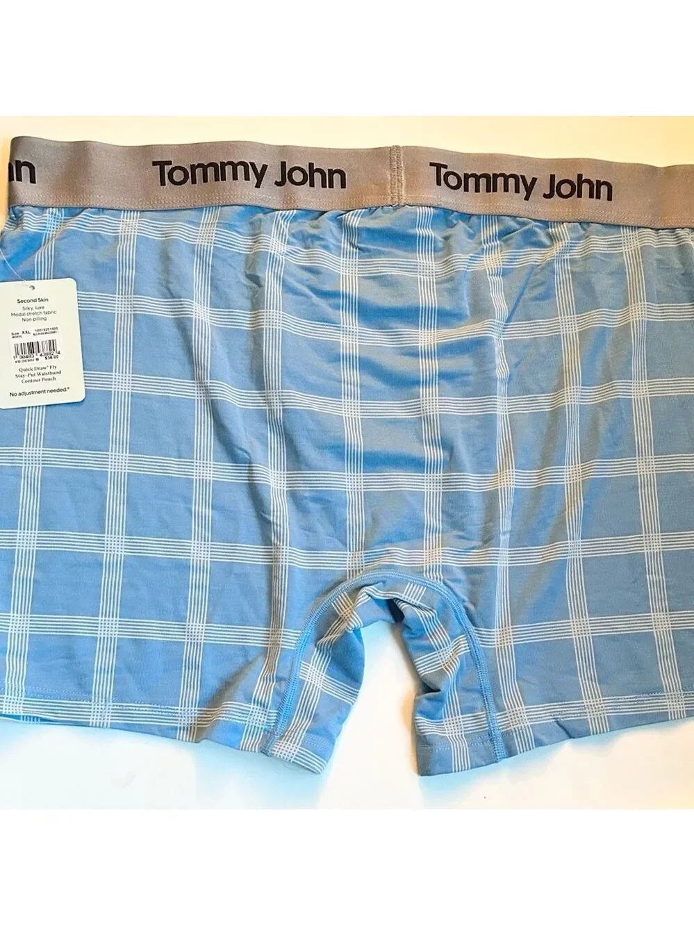 Tommy John Second Skin Boxer Briefs Blue White XXL NWT